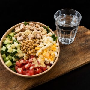 Salade gerookte kip