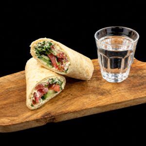 Wrap hummus