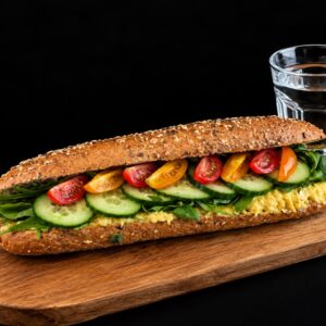 Vegan 'kip'-kerrie salade