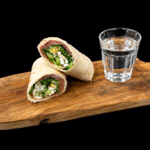 Wrap gerookte zalm